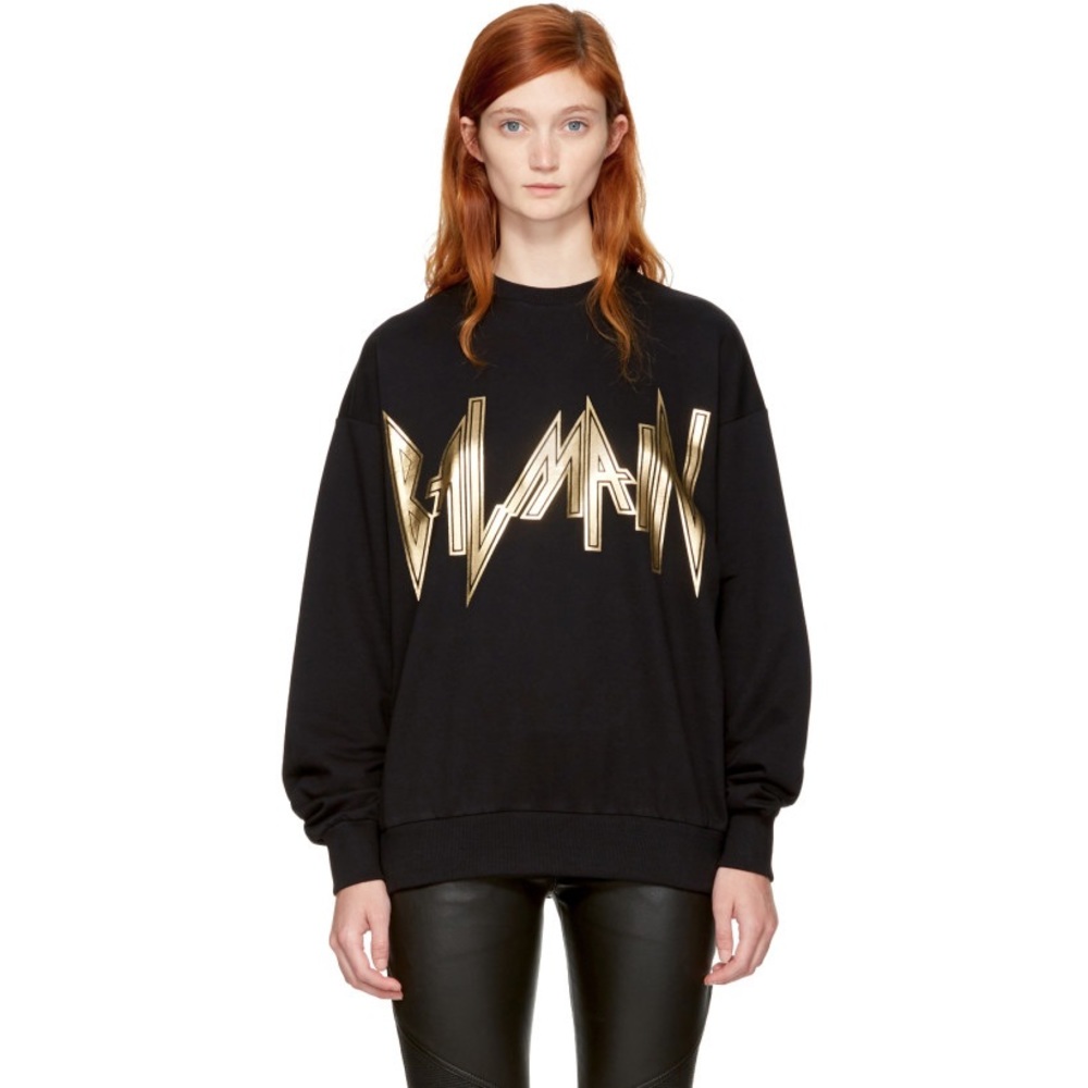 Sold Balmain rock logo sweatshirt